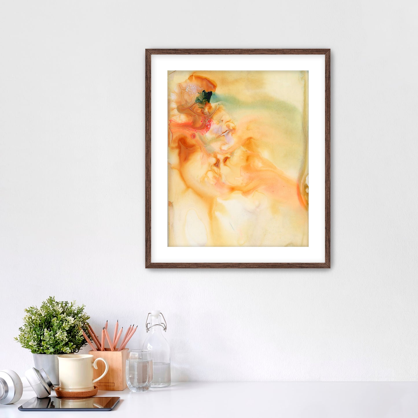 "There's Orange Dancing in Your Eyes" - Fine Art Print