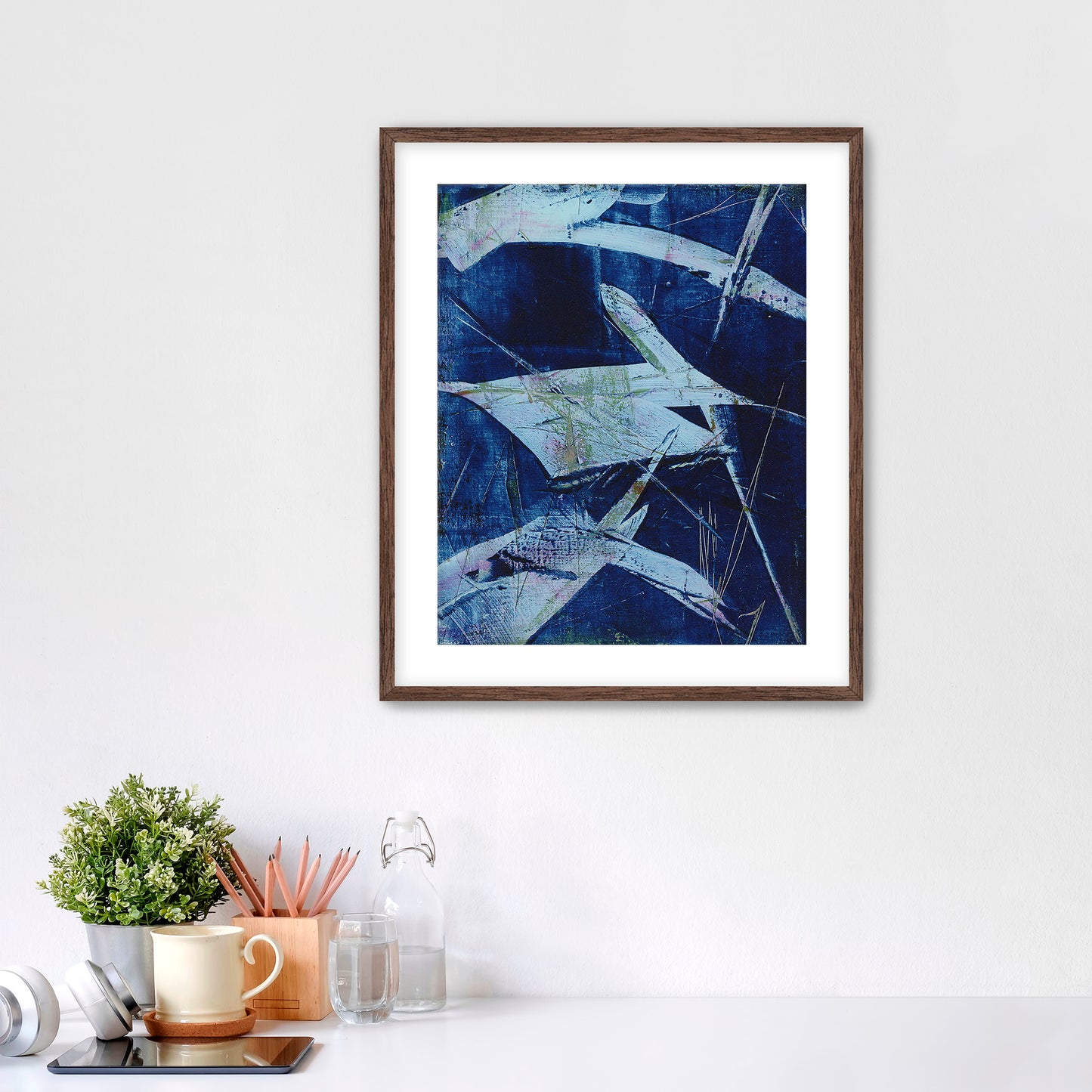 "Tangled Up In Blue 01" - Fine Art Print